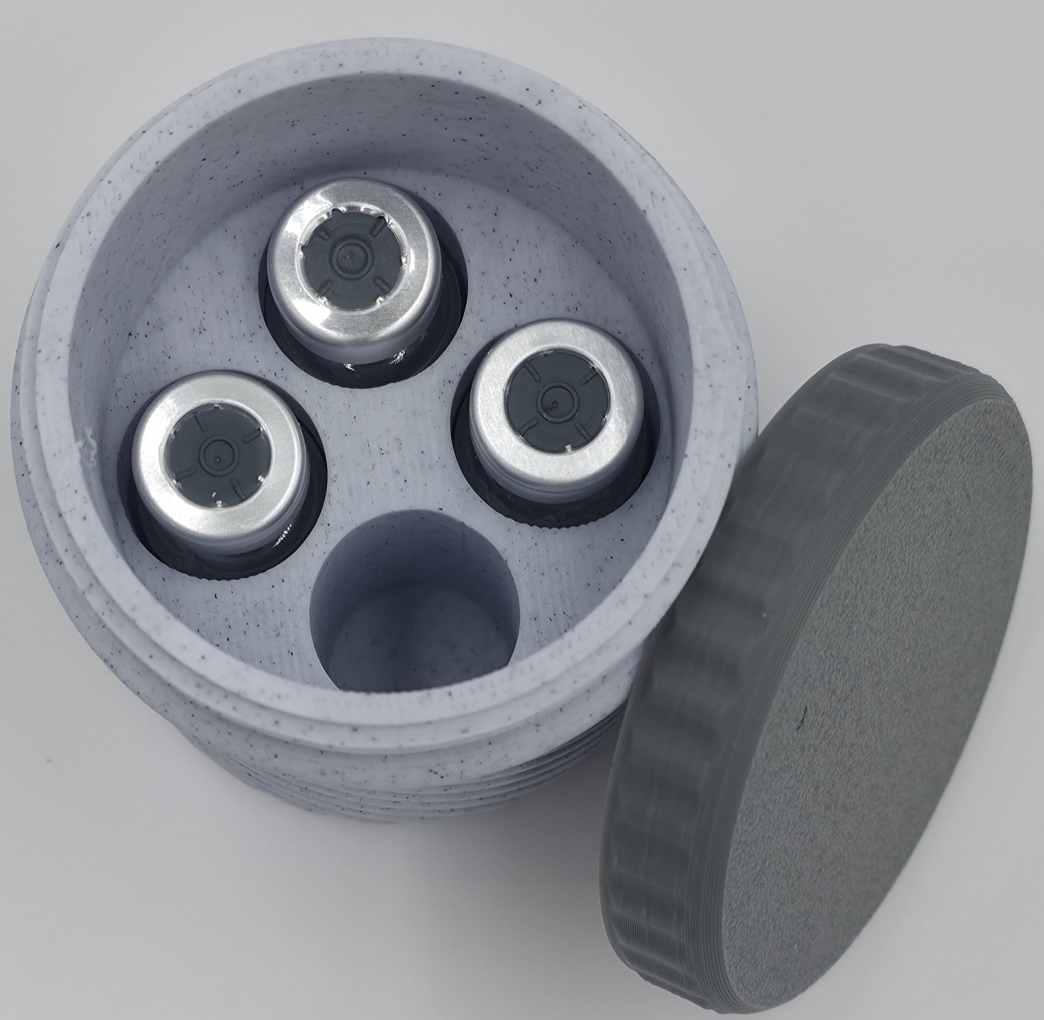 Peptide Storage Container 4 Vials – 3D Printed