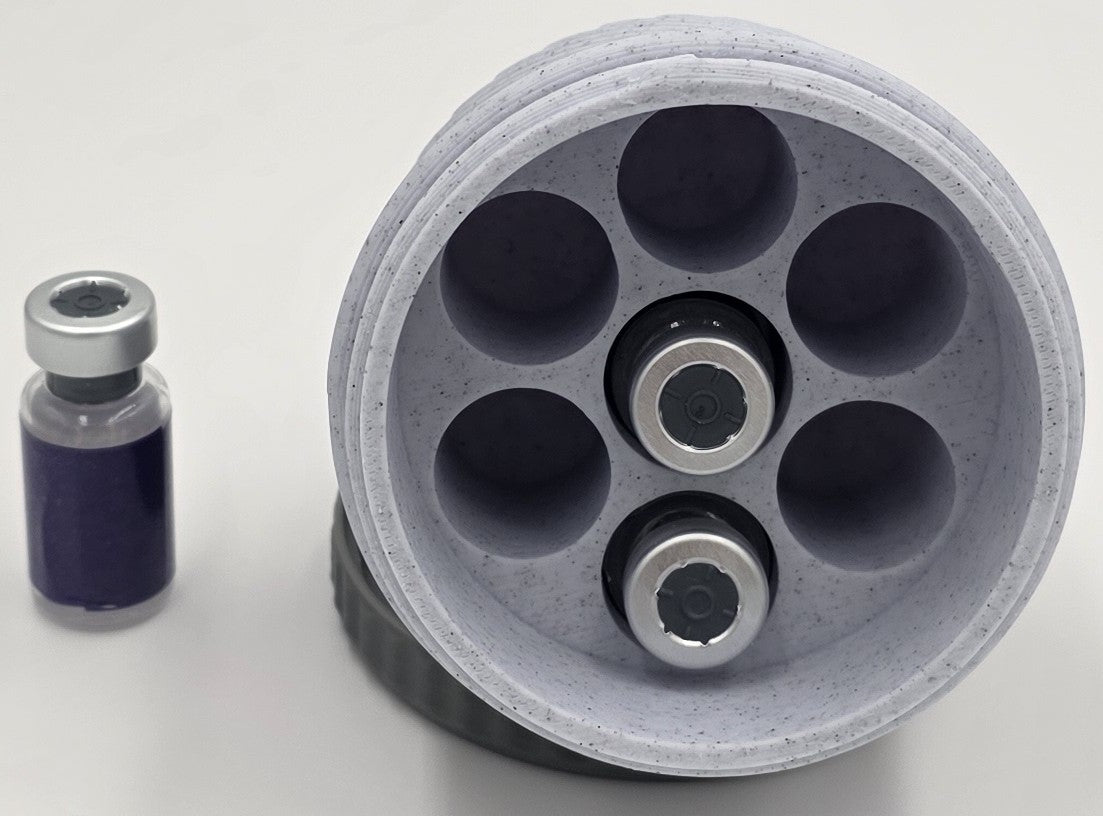 Peptide Storage Container 7 Vials – 3D Printed