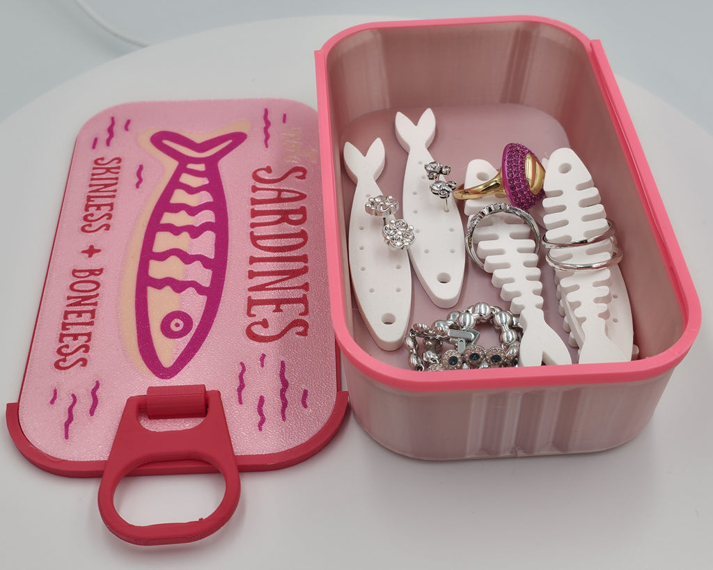 Sardine Can Jewelry Box – 3D Printed
