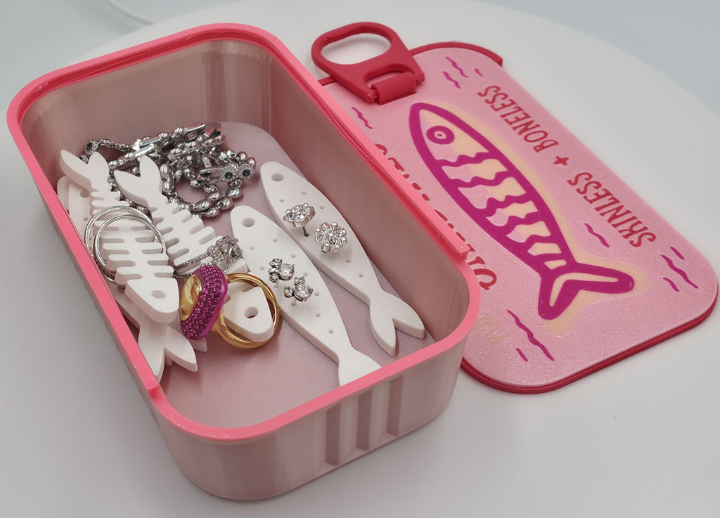 Sardine Can Jewelry Box – 3D Printed