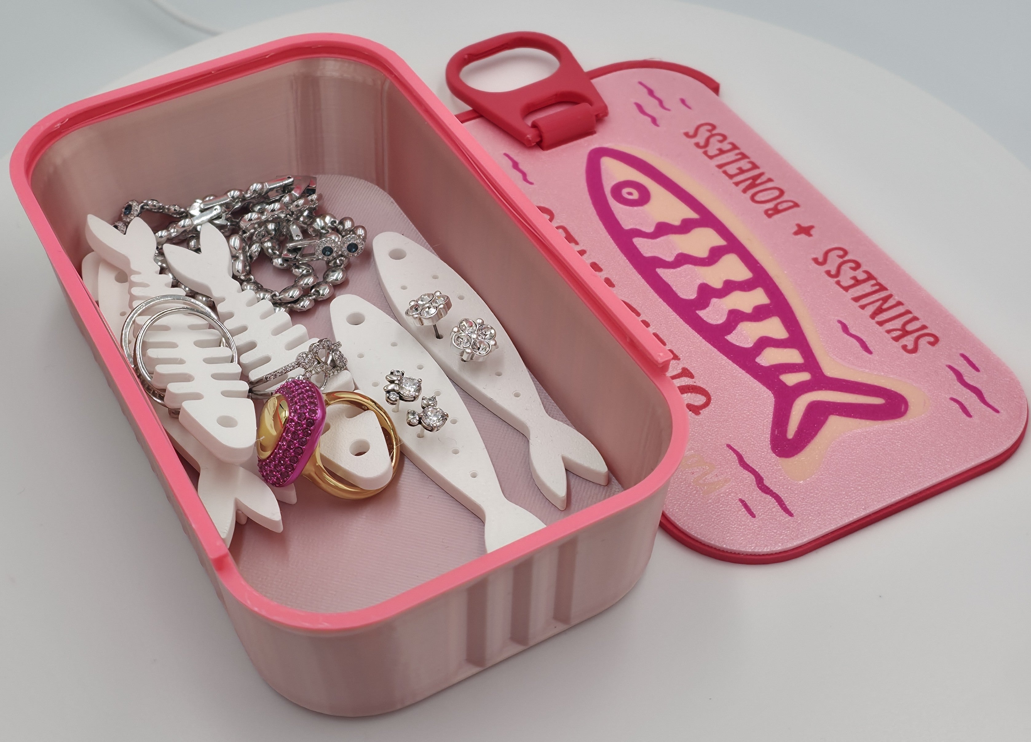 Sardine Can Jewelry Box – 3D Printed