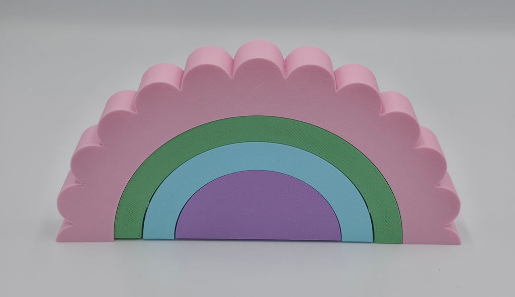 Pastel Nursery Decor Set 5-Piece – 3D Printed