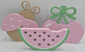Juego de decoración de cuarto de bebé pastel – Decoración de estantes de PLA impresa en 3D para la habitación de niña, dormitorio infantil, sala de juegos y decoraciones estéticas de guardería