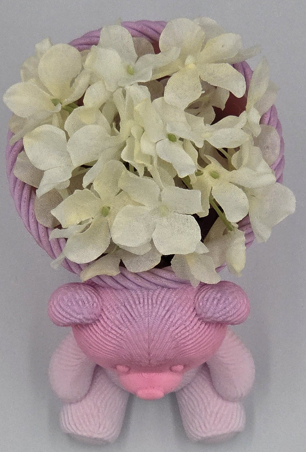 Teddy Bear Planter - Pink