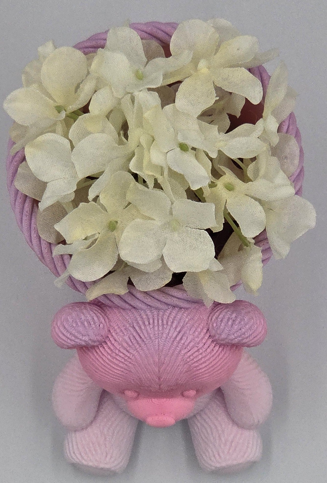 Teddy Bear Planter - Pink