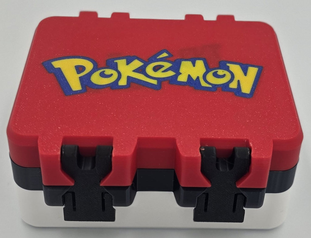 Personalized Name Pokemon Storage Case – Custom Kids Card & Treasure Box with Latches