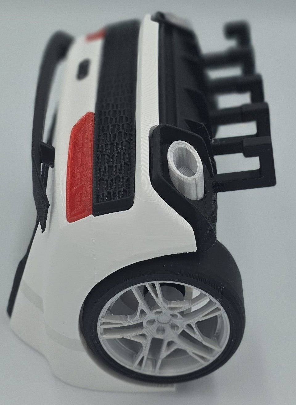 Audi R8 GT Rear-End Key Holder | Wall-Mounted Car Key Organizer | 3D Printed Automotive Decor with 5 Hooks