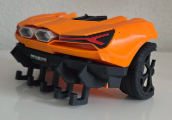 Lamborghini Revuelto Rear Wall Key Holder – 5 Hook Key Rack – Supercar Garage & Home Organizer