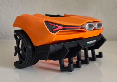 Lamborghini Revuelto Rear Wall Key Holder – 5 Hook Key Rack – Supercar Garage & Home Organizer