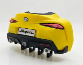 Toyota Supra Inspired Wall-Mounted Key Holder – Sports Car Key Rack for Home, Garage & Automotive Enthusiasts
