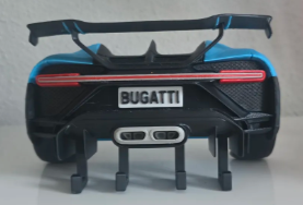 Bugatti Chiron Inspired Wall-Mounted Key Holder – Luxury Hypercar Key Rack for Home, Garage, Office & Car Enthusiasts