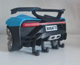 Bugatti Chiron Inspired Wall-Mounted Key Holder – Luxury Hypercar Key Rack for Home, Garage, Office & Car Enthusiasts