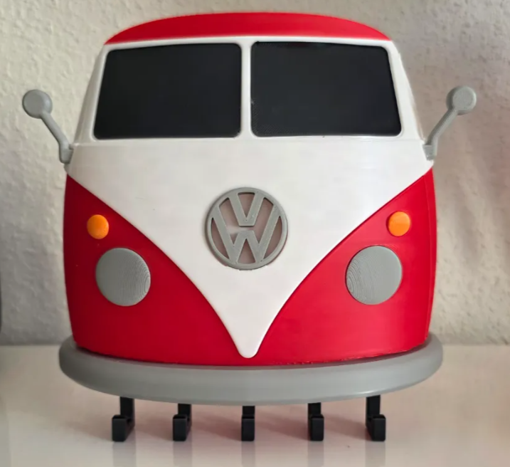 Volkswagen Classic Bus Wall Key Holder – Retro VW Camper Van Key Rack for Home, Garage & Vintage Car Enthusiasts