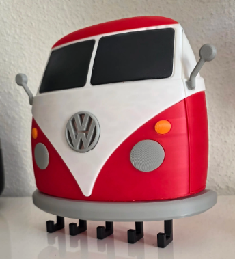 Volkswagen Classic Bus Wall Key Holder – Retro VW Camper Van Key Rack for Home, Garage & Vintage Car Enthusiasts