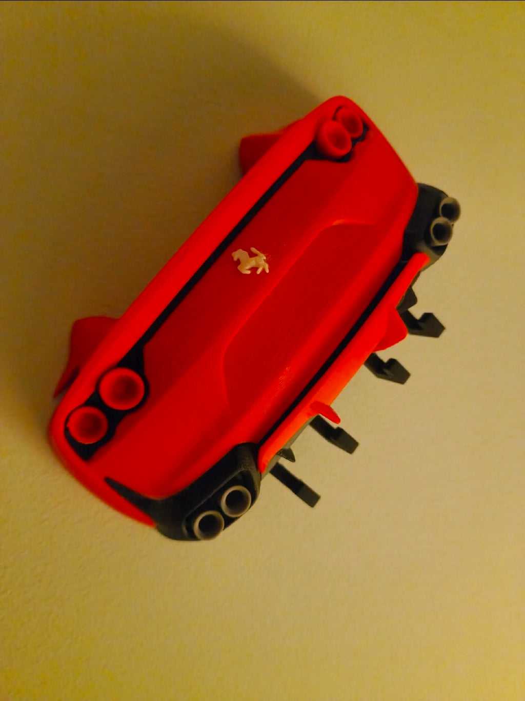 Ferrari 890 Superfast Key Holder – Wall Mounted Key Rack | 3D Printed Ferrari-Inspired Decor